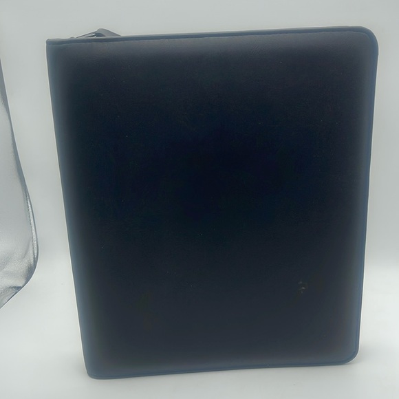 Franklin Covey Zip Binder Planner Portfolio Business School Office Black - Picture 1 of 8